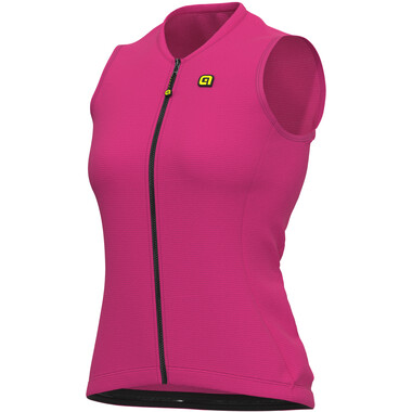 Maillot ALE CYCLING SOLID BLOCK Femme Sans Manches Rose 2023 ALE Probikeshop 0